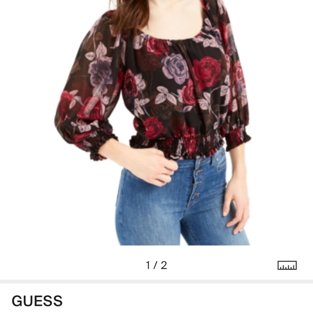 Guess 3/4 sleeve top